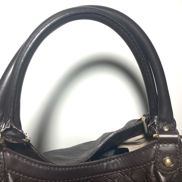 Gucci Guccisima Sukey Large Leather Tote Brown - Picture 5 of 8